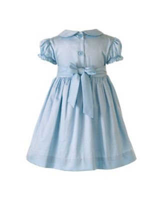  Girls' Bow Smocked Dress and Bloomers - Baby