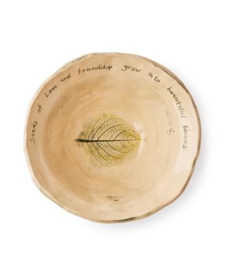Pressed Garden of Love Serving Bowl by Nina J Design Studios