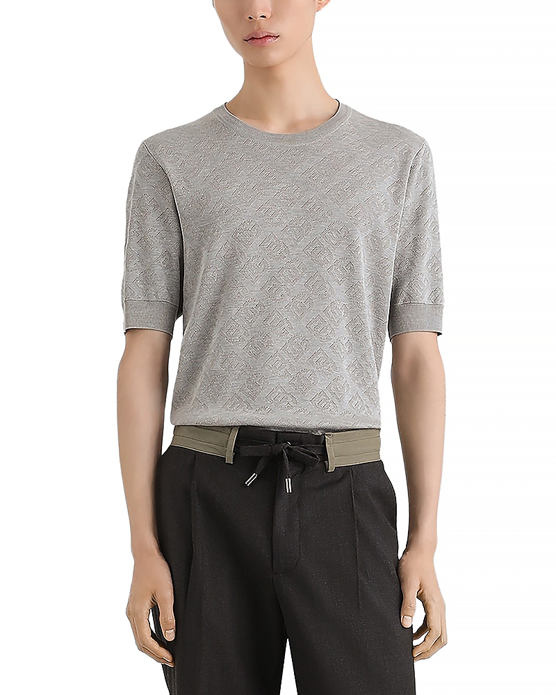 Dolce & Gabbana Men's Short Sleeve Logo Sweater