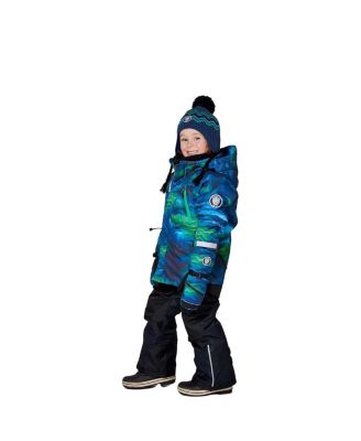  Boys' Two-Piece Play Snowsuit Gradient Jacket - Little Kid