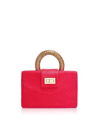  The Gracie Woven Buntal Straw Clutch Bag