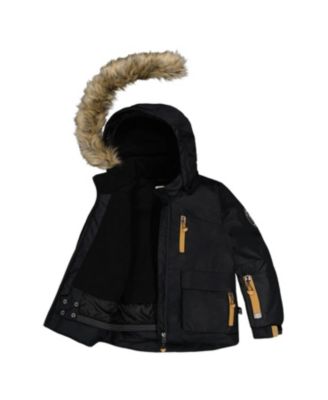  Boys' Two-Piece Play Snowsuit with Contrast Colorblocked Jacket - Little Kid