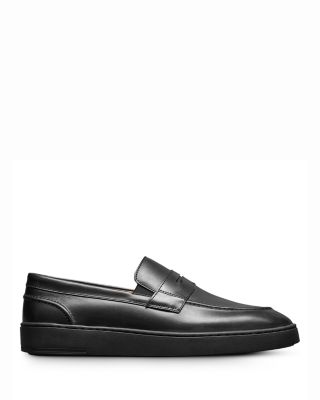 Men's Randolph Black Leather Loafers