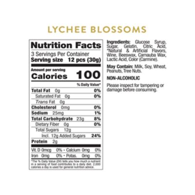 Lychee Blossoms Candy, 4 Cubes