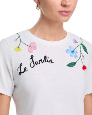 Floral Vine Shrunken Tee