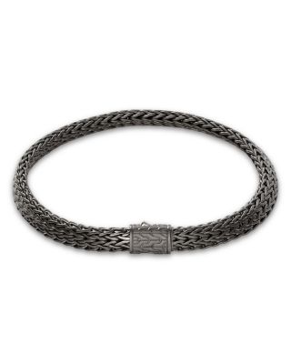 Men's Dark Silver Icon Heritage Link Bracelet