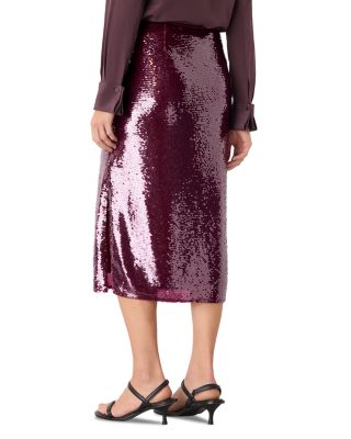 Sequin Midi Skirt