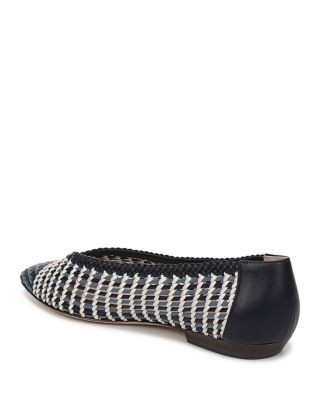 Women's Bancroft Woven Leather Ballet Flats 