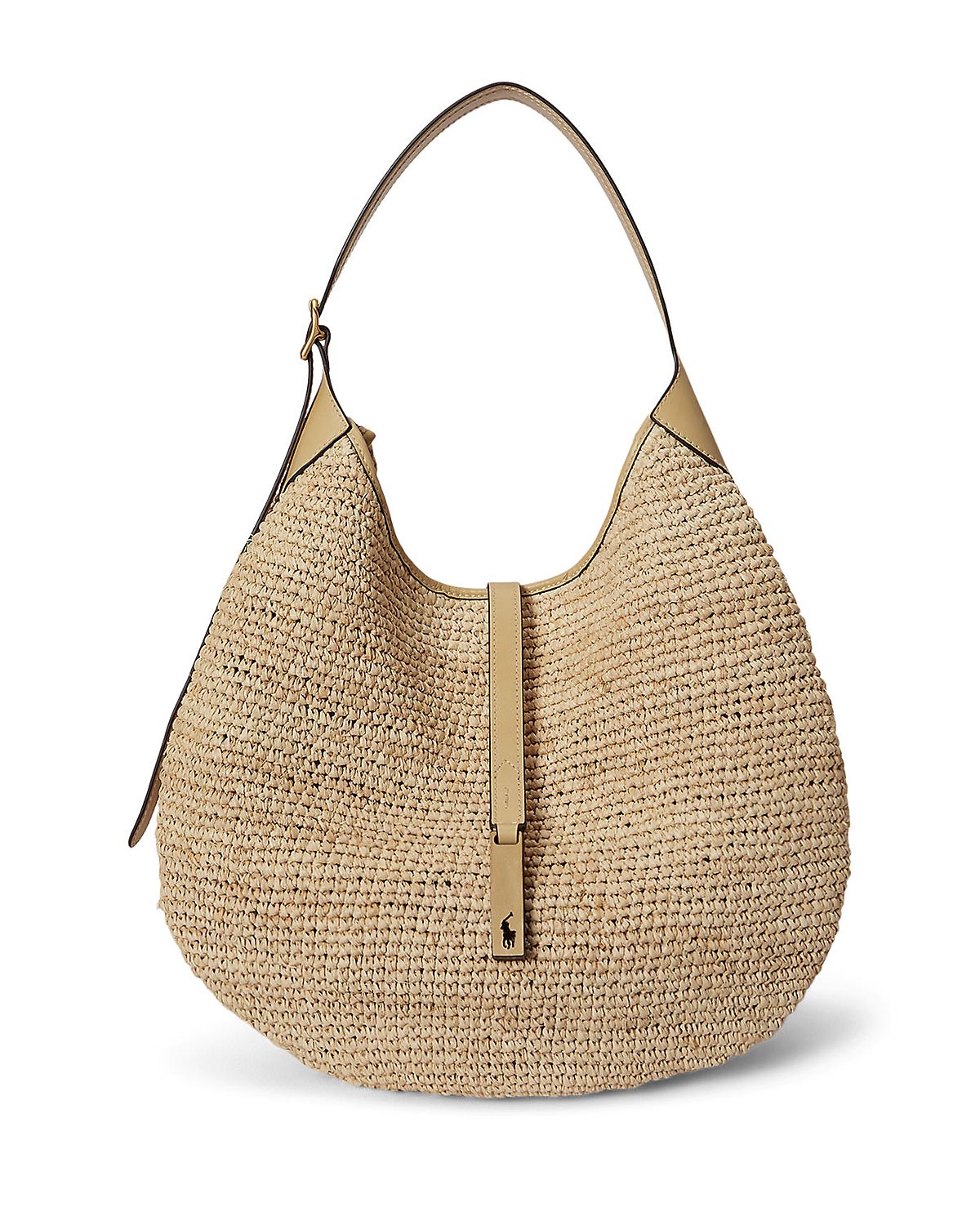 Polo Ralph Lauren Polo Id Raffia Shoulder Bag