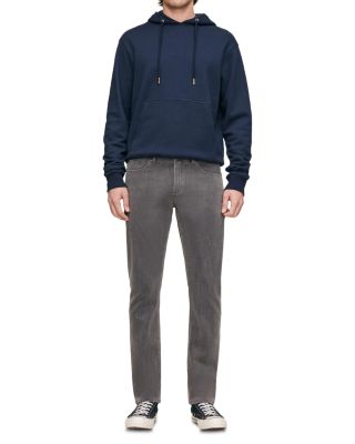 Russell Slim Straight Jeans in Weathered Grey