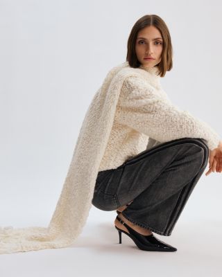 Luisa Scarf Long Sleeve Sweater