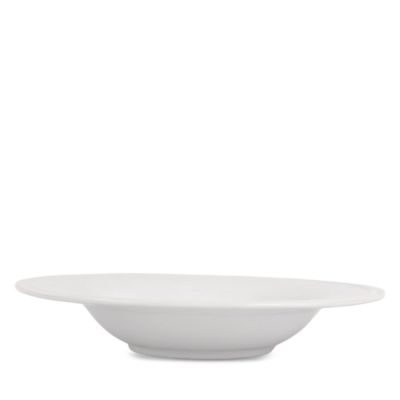 Aria White Shallow Serving Bowl