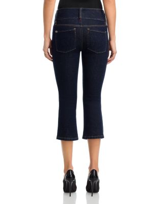 Kai Low Rise Capri Jeans in Dark Rinse