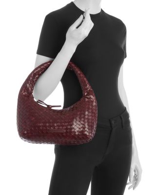 Mercer Woven Leather Shoulder Bag