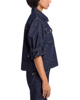 Holly Denim Jacket & Stevie Straight Jeans in Indigo Noir
