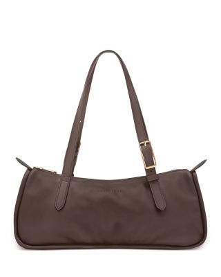 East/West Leather Shoulder Bag