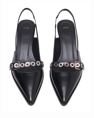 Women's Leather Slingback Pumps