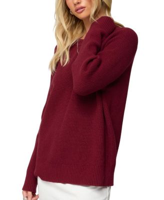 Lavonne Oversized Knit Raglan Sweater