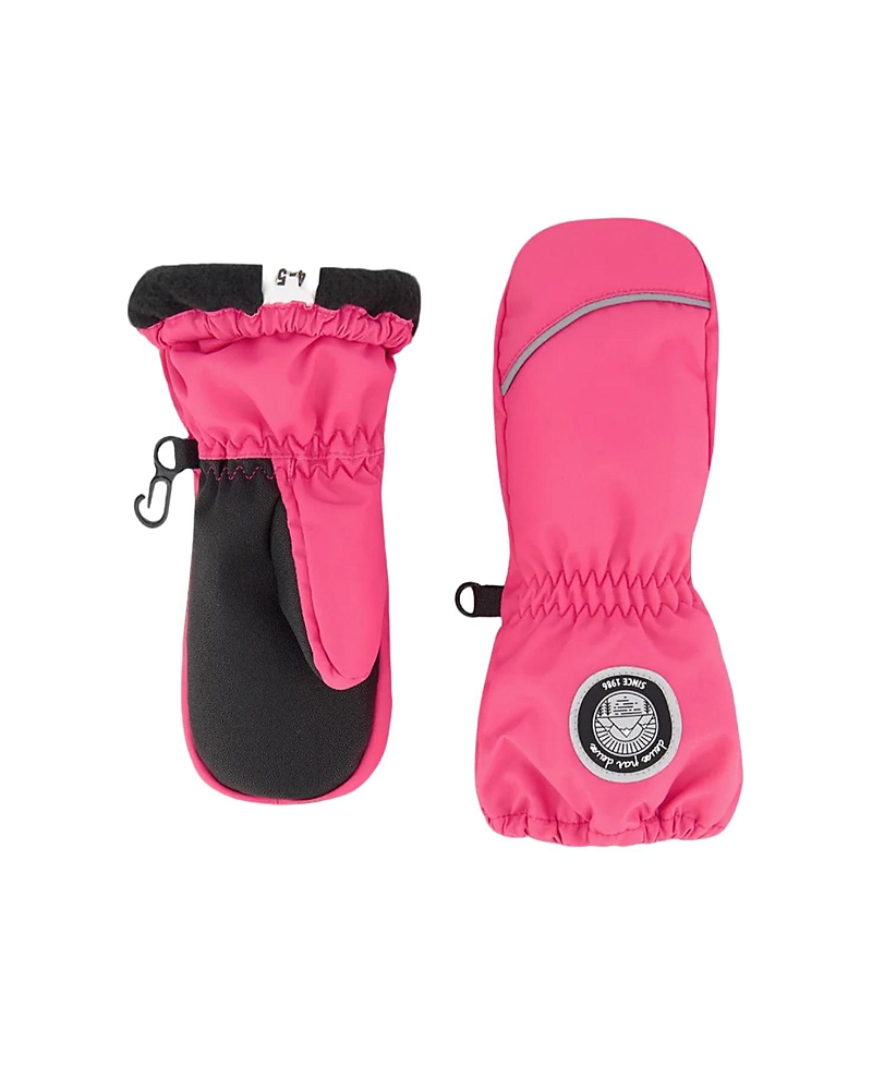 Deux Par Deux Girls' Winter Mittens Play - Baby, Little Kid, Big Kid In Pink