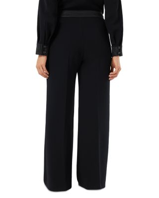 Uscita Briose Topstitched Straight Pants