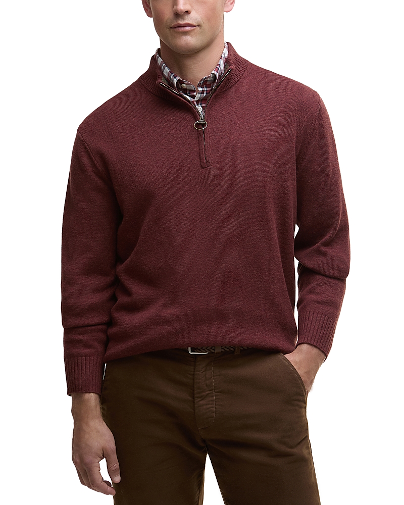 Barbour Kelson Half Zip Knitted Jumper Sweater
