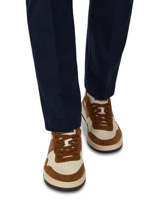 Men's Leather Low Top Sneakers