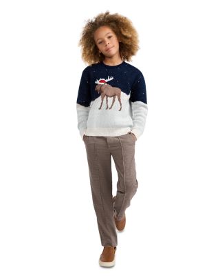 Boys' Moose Crew Sweater - Big Kid