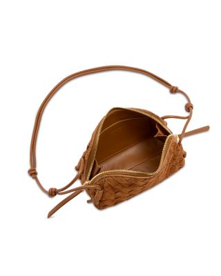 Concert Pouch Intrecciato Leather Suede Bag