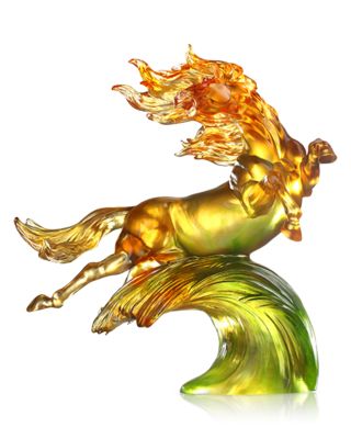 Transcendent Glory Limited Edition Crystal Glass Sculpture