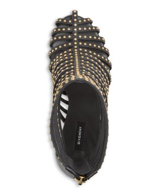 Women's Cage Embellished Ankle Booties