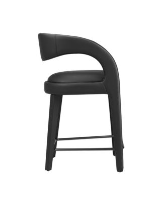 Pinnacle Faux Leather Counter Stool, Set of 2