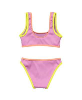 Girls' Vacay Pop Recycled Crop Bikini - Little Kid, Big Kid