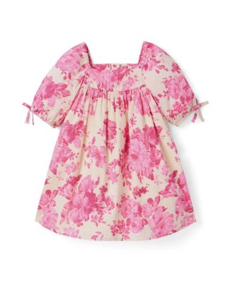 Girls' Floral Puff Sleeve Dress - Baby, Little Kid, Big Kid