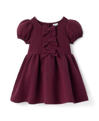 Girls' Quilted Bow Dress - Baby, Little Kid, Big Kid