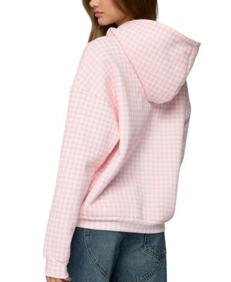 Gingham Oversized Hoodie