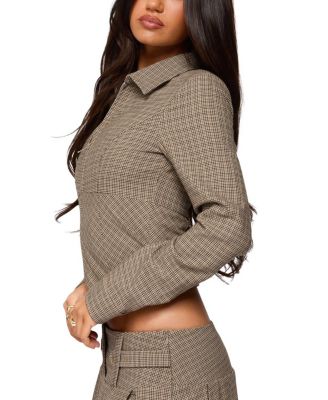 Lockette Plaid Jacket