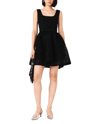 Embroidered Lace Skater Dress