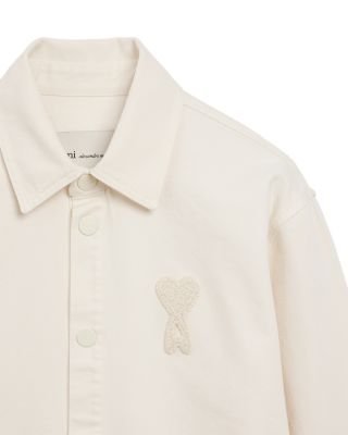 Cotton Logo Overshirt