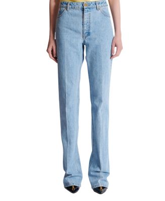 Denim High-Waisted Jeans in Blue