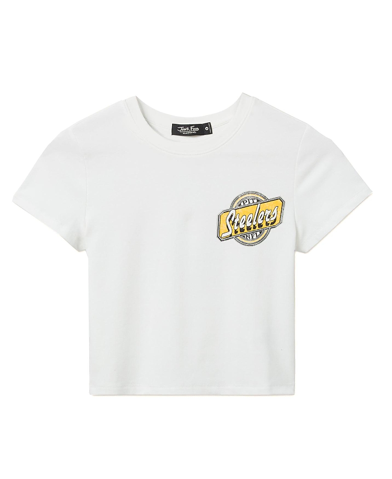 Junk Food Clothing Women's Nfl Pittsburgh Steelers Cheers Baby Tee