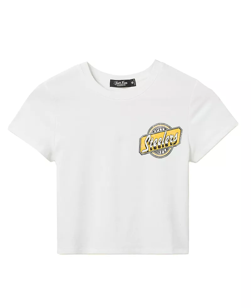 Junk Food Clothing Women's Nfl Pittsburgh Steelers Cheers Baby Tee