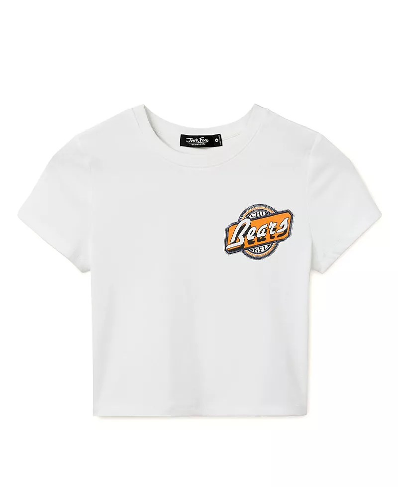 Junk Food Clothing Women's Nfl Chicago Bears Cheers Baby Tee