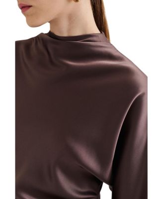 Zora Barrel Long Sleeve Mini Dress