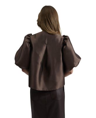 Cleo Pouf Balloon Sleeve Blouse