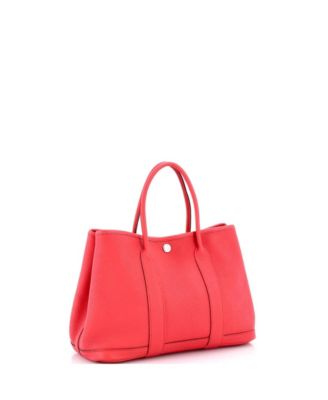 30 Garden Party Tote Leather