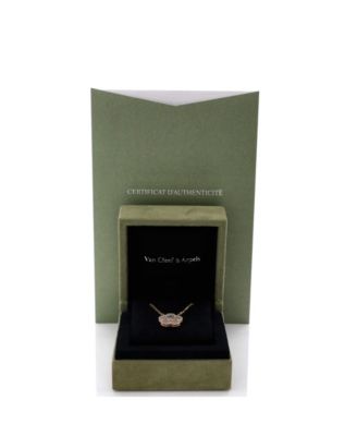  Lucky Spring Plum Blossom Pendant Necklace 18K Rose Gold and Mother of Pearl, 14.75 - 16.5"