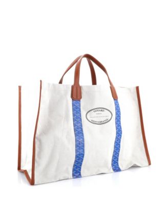   Mediterranee Saint-Tropez Reversible Tote Coated Canvas