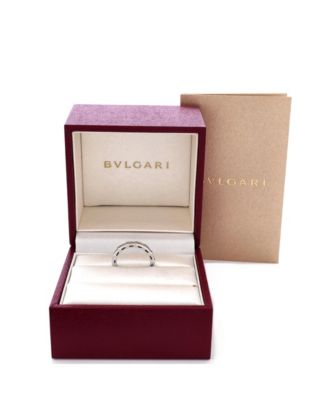  Serpenti Viper Band Ring 18K White Gold