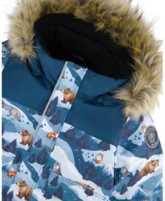 Boys' Two-Piece Bear Discover Snowsuit - Little Kid, Big Kid