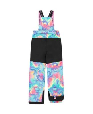  Girls' Two-Piece Play Heart and Colorblocked Snowsuit - Big Kid